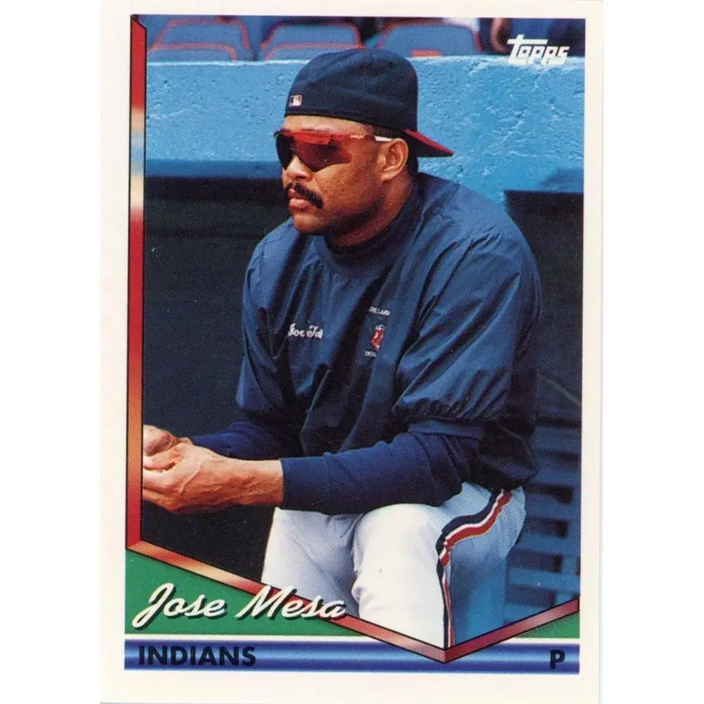 1994 Topps Jose Mesa # 7 Cleveland Indians